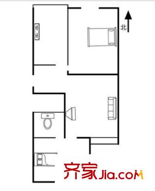美樹假日嘉園 2室 戶型圖