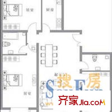 新城东里 3室 户型图