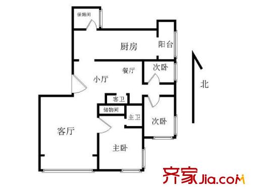 亮马名居 户型图