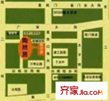 陶然居交通圖
