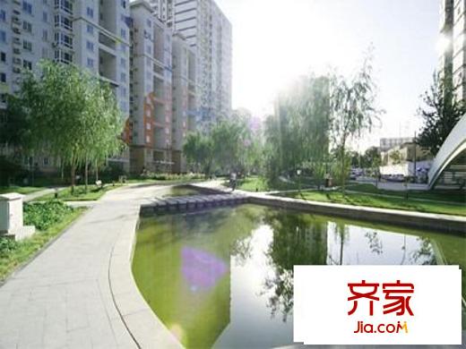 方丹苑外景图绿化
