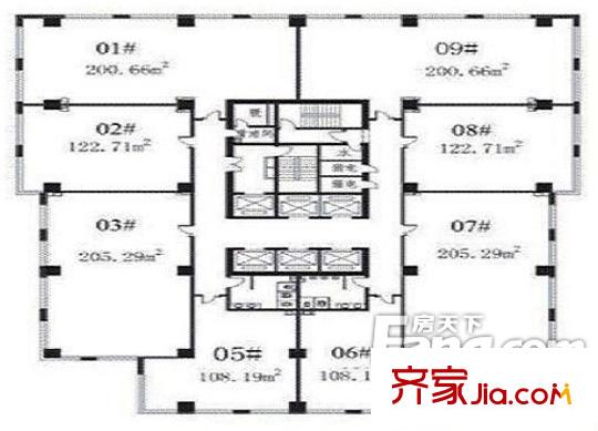 住邦2000 户型图