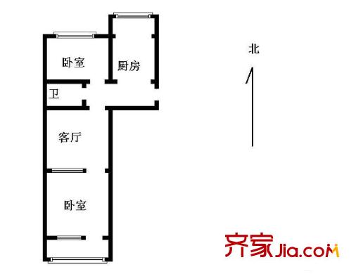 吉祥园 2室 户型图