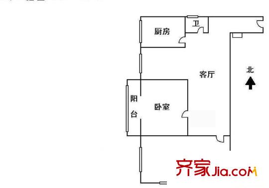 萬(wàn)明園戶型圖戶型圖 2室1廳1衛(wèi)1廚