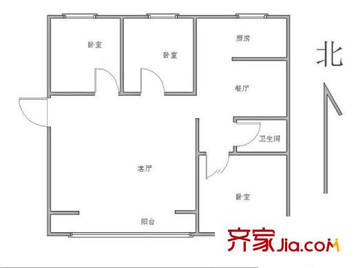 吉祥园 3室 户型图
