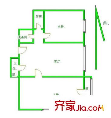 车道沟东里户型图