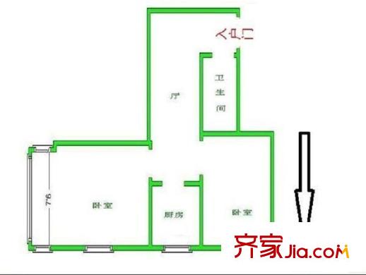 车道沟东里户型图
