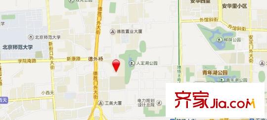 人定湖西里小區(qū)交通圖