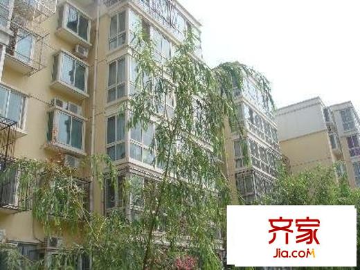 东鱼市口胡同外景图绿化