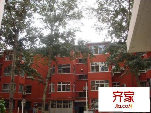 航天部大院外景图绿化图