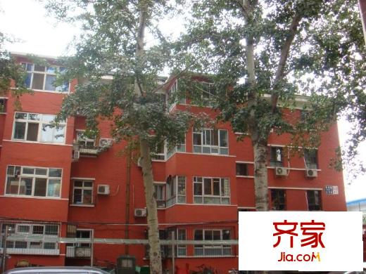 航天部大院外景图绿化图
