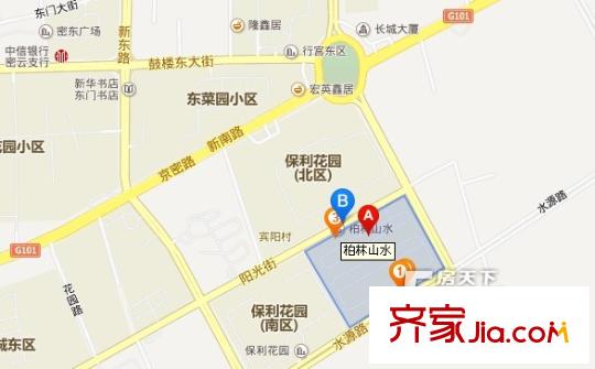 柏林山水交通图