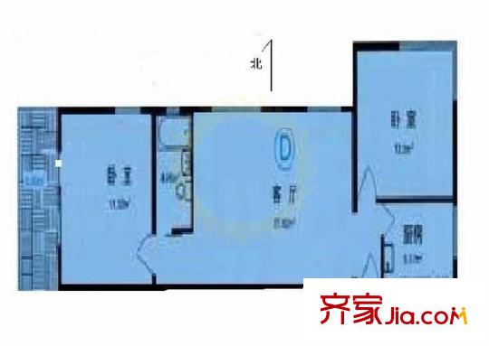 汉荣家园 2室 户型图