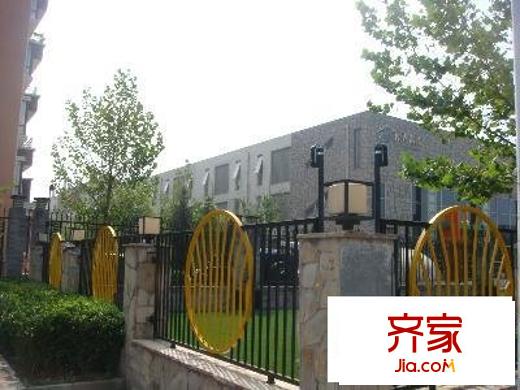 溪水花园外景图实景图