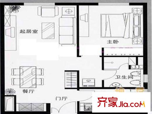 怡丽园 5室 户型图