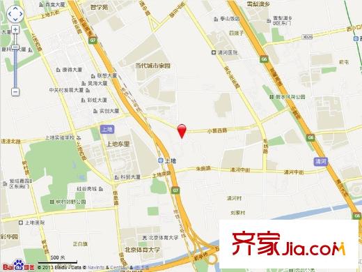 金隅美和園交通圖