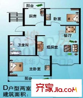 翠福园二期D户型