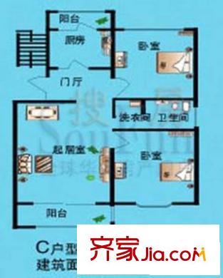 翠福园二期C户型