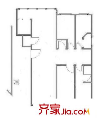 翠福园 4室 户型图