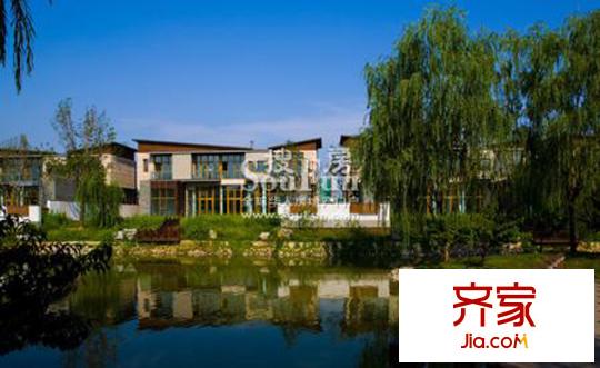 龙湾别墅实景图园林2010.6