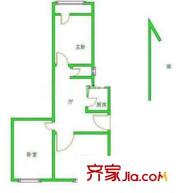 大乘巷胡同戶型圖戶型圖 3室1廳1衛(wèi)1廚