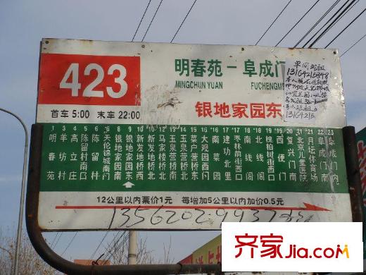 天伦锦城配套图周边-站牌