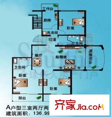 翠福园二期A户型