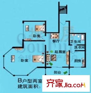 翠福园二期B户型
