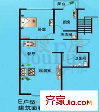 翠福园二期E户型