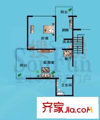 翠福园二期F户型