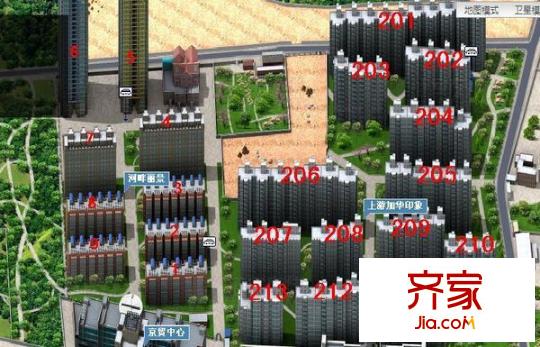 加华印象街外景图
