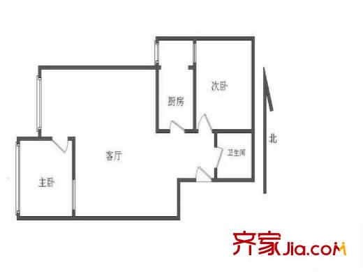 交大嘉園 0室 戶型圖