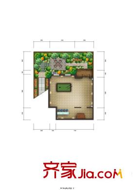 八達(dá)嶺孔雀城B1戶型反地下一層 5室2廳1衛(wèi)1廚