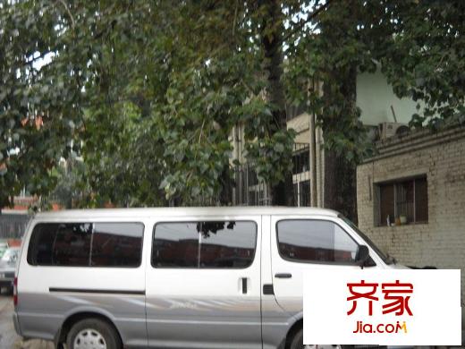 月壇北小街外景圖樹與車