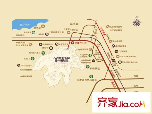 八達(dá)嶺孔雀城區(qū)域