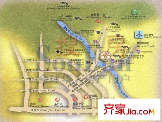 丽宫交通图区位图