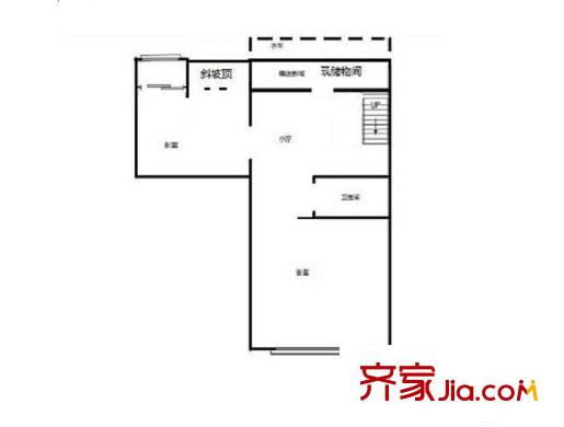 景泰西里西区 2室 户型图