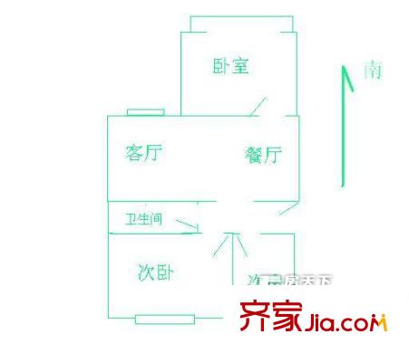 宏大家园南北户型图