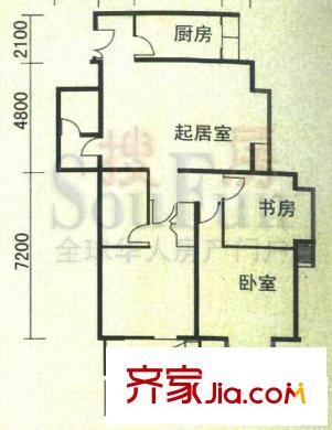 空港米兰花园D户型