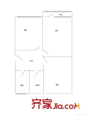 阜光里小區(qū)戶型圖戶型圖 3室1廳1衛(wèi)1廚