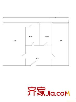 阜光里小區(qū)戶型圖戶型圖 2室1廳1衛(wèi)1廚