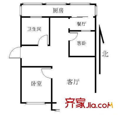 马坡花园 户型图