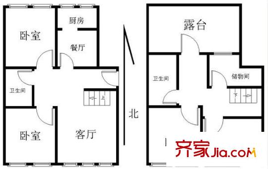 马坡花园户型图