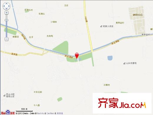 保利西山林語交通圖區(qū)位