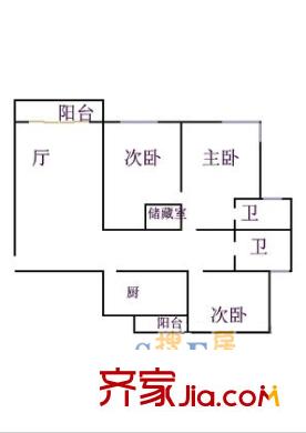 上海 高行綠洲四期 戶型圖