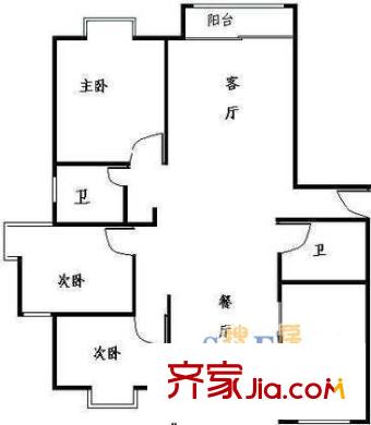 上海 瞿四小区 户型图