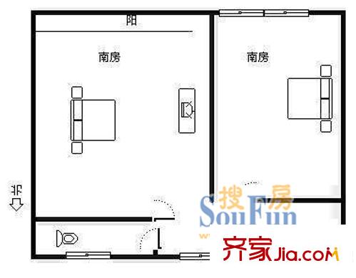 上海 瞿四小区 户型图
