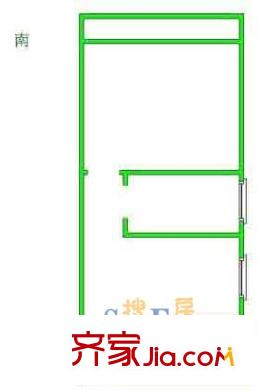 朱家灘小區(qū)戶型圖戶型圖 1室1廳1衛(wèi)1廚