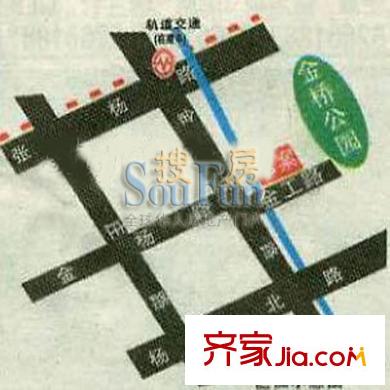金橋新家園交通圖