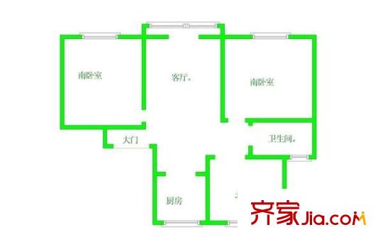 遠(yuǎn)東小區(qū) 3室 戶型圖